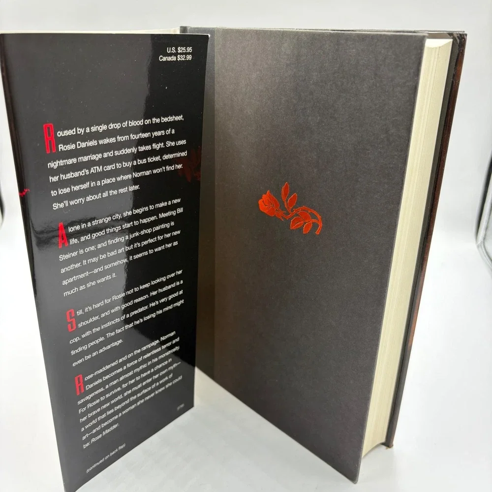 Stephen King Rose Madder Hardcover Book First Edition 1995 Viking Good